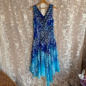 Vintage y2k Rabbit Rabbit Rabbit Designs Blue | Size 12 | Sundress